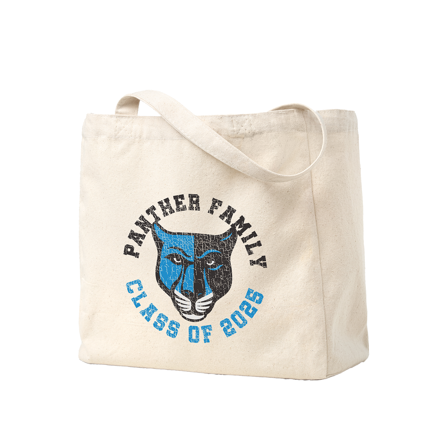 Panthers Vintage Canvas Tote